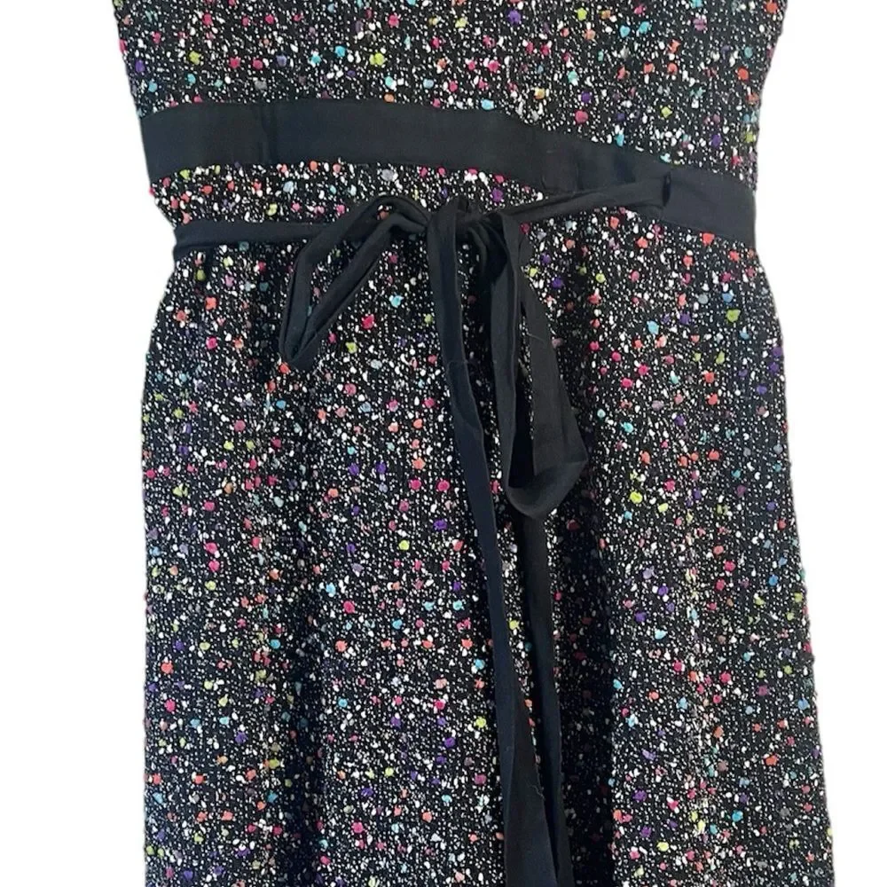 DVF Seduction Dress Black Multi Size 2 - Picture 6 of 10